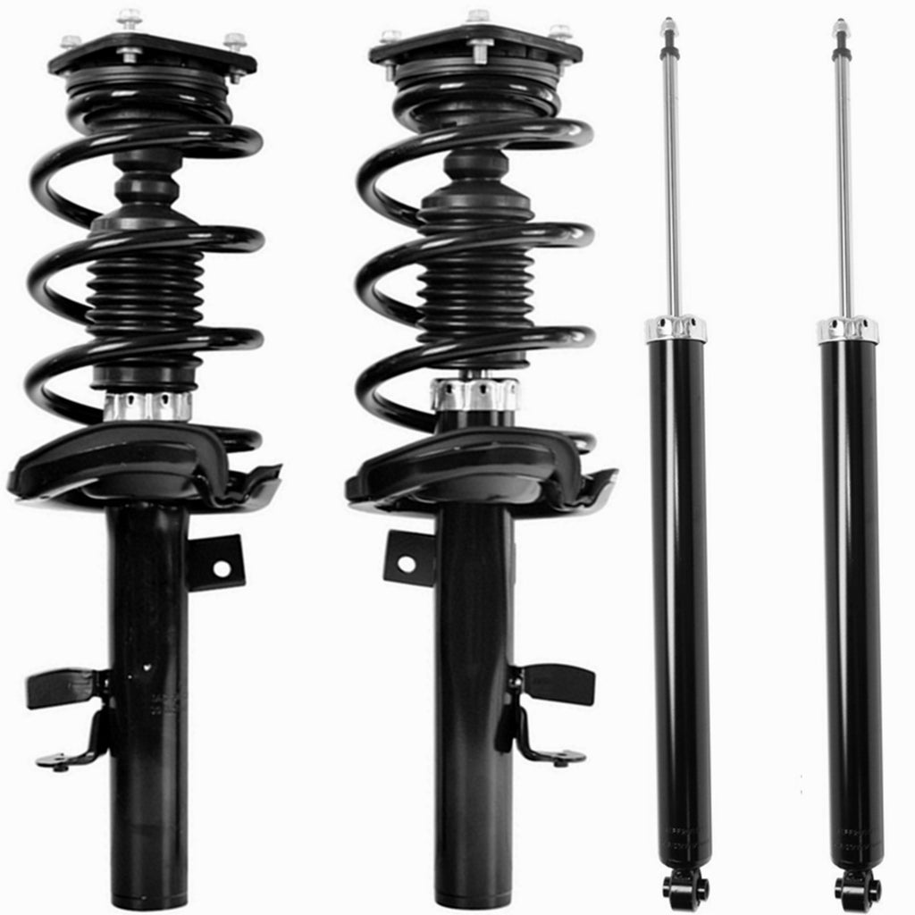 For 2013 Ford Focus S SE Front Struts & Coil Spring Assembly + Rear Shocks