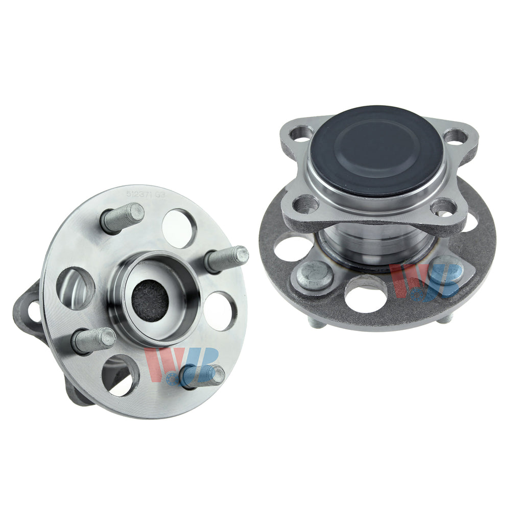 WJB 2 Rear Wheel Hub Bearing Assembly Fit Toyota Yaris Non-ABS 2007 2006