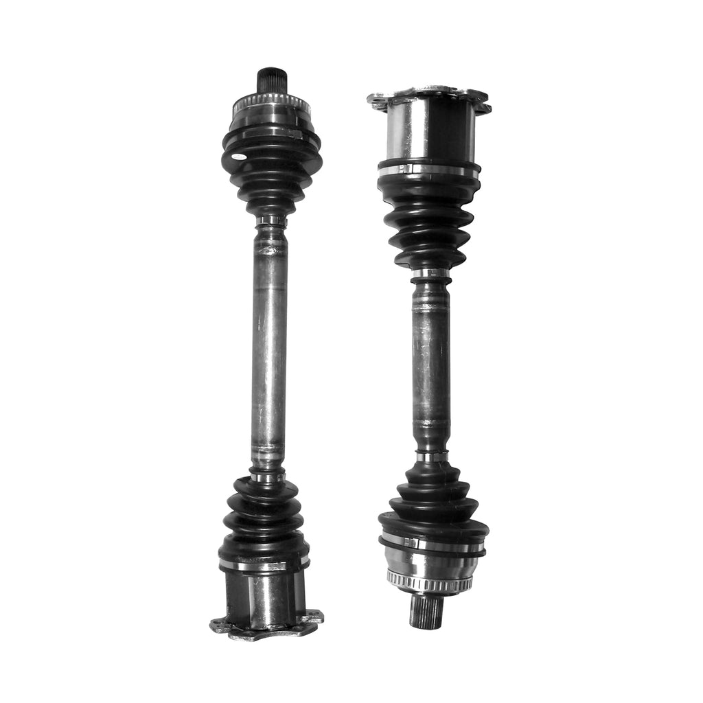 Pair CV Joint Axle Assembly Front ForAudi A4 Quattro Turbo Auto Trans AWD 2.0L