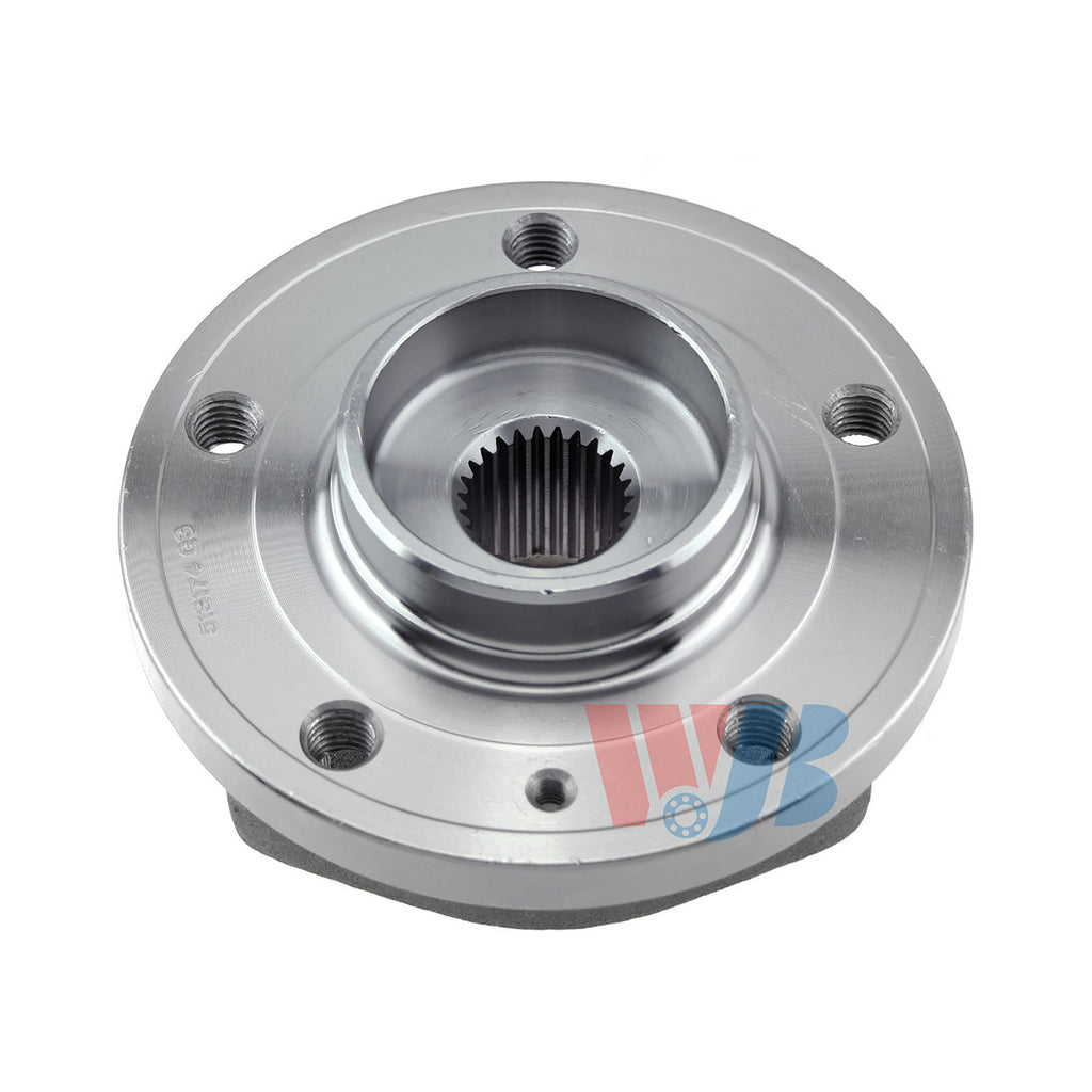 WJB 2 Front Wheel Hub Bearing Assembly Fit Volvo C70 S70 V70 850 wo/ABS 94-98