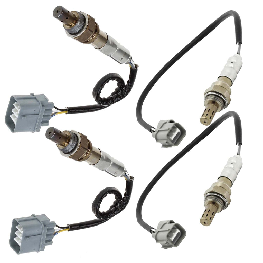 4Pcs O2 Oxygen Sensor Upstream & Downstream For