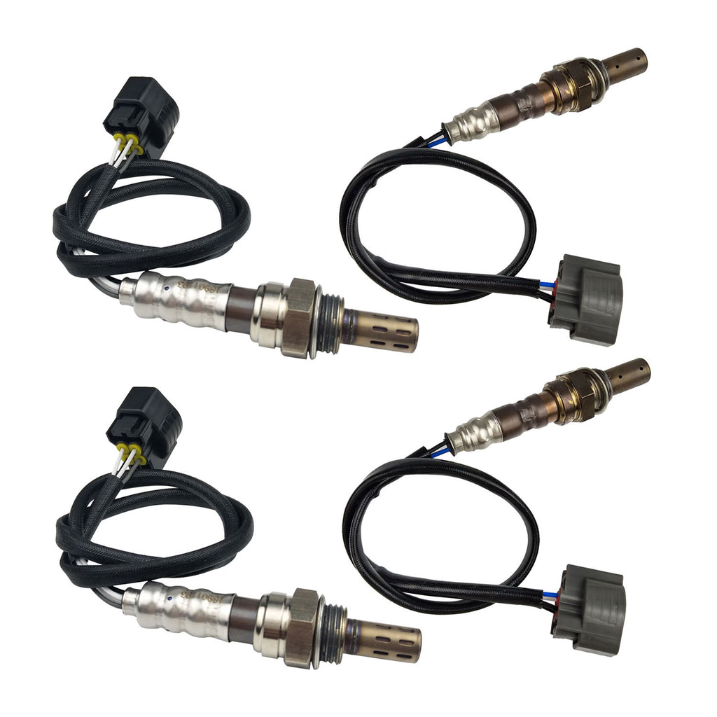 4Pcs O2 Oxygen Sensor Upstream & Downstream For Jaguar Vanden Plas XJ8 XJR 4.0L