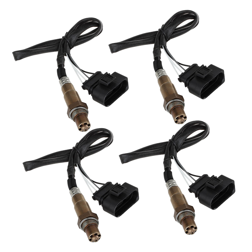 4Pcs Upstream + Downstream O2 Oxygen Sensor For Audi A4 A6 VW Passat 2005-2000