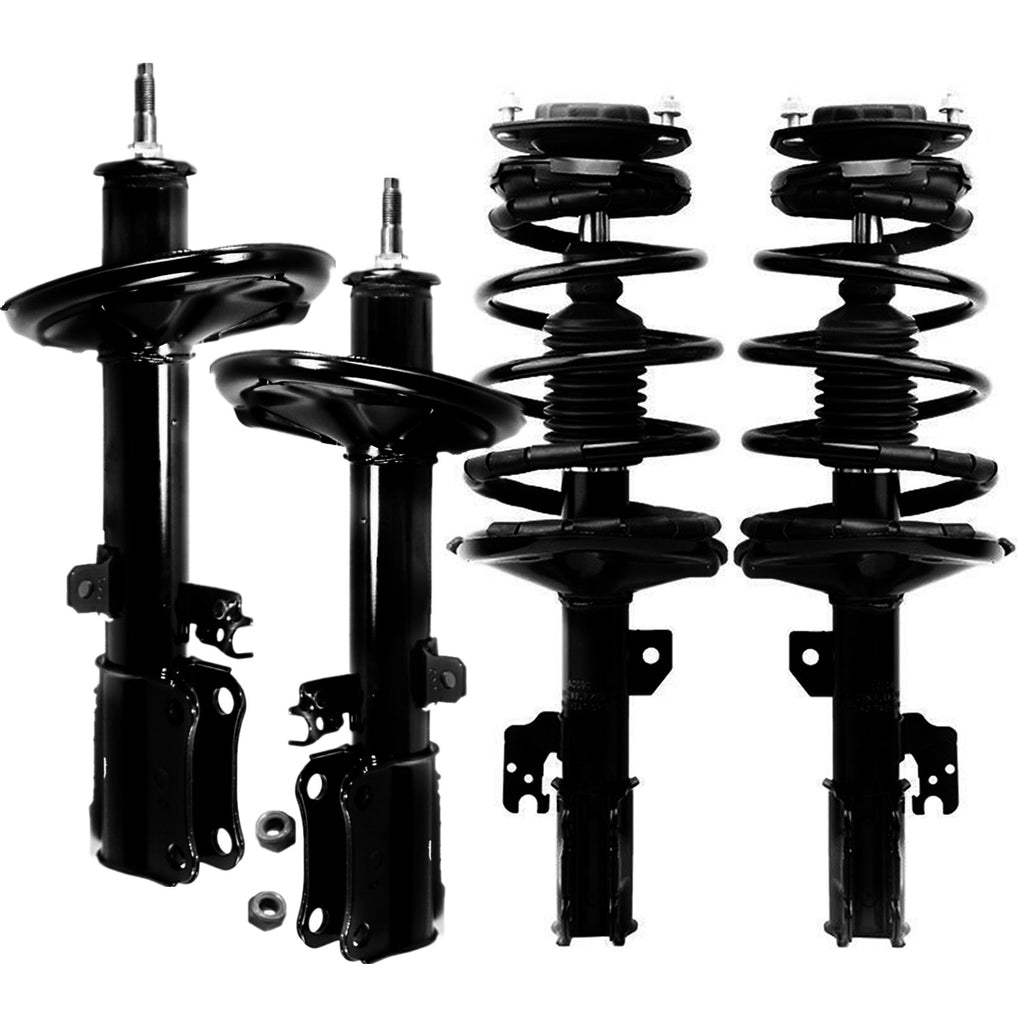 2 Front Strut Assembly & Rear Pair Struts for 2002 2003 Toyota Camry Lexus ES300
