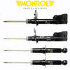 Monroe OESpetrum Strut Assembly Front Rear Set For Dodge Journey FWD 09-10