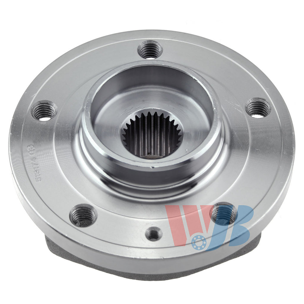 WJB Front Wheel Hub Bearing Assembly For Volvo C70 S70 V70 850 wo/ABS 1994-1998