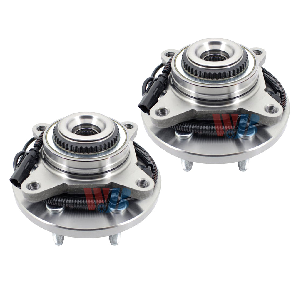 WJB 2 Front Wheel Hub Bearing Assembly Fit Expedition F-150 Navigator 4WD 11-14