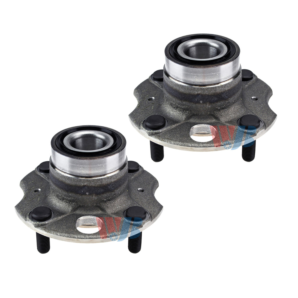 WJB 2 Rear Wheel Hub Bearing Assembly Fit Honda Prelude Non-ABS 1992-1996