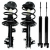 Fits 2007 - 2011 Nissan Altima Hybrid Front Complete Struts Rear Pair Shocks