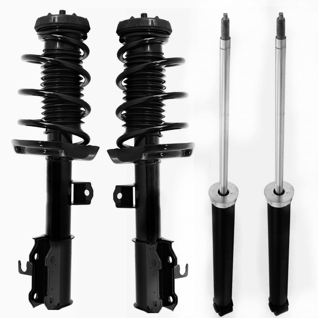 For 2011 2012 Chevy Cruze LS 1.8L Front Complete Struts & Rear Shocks