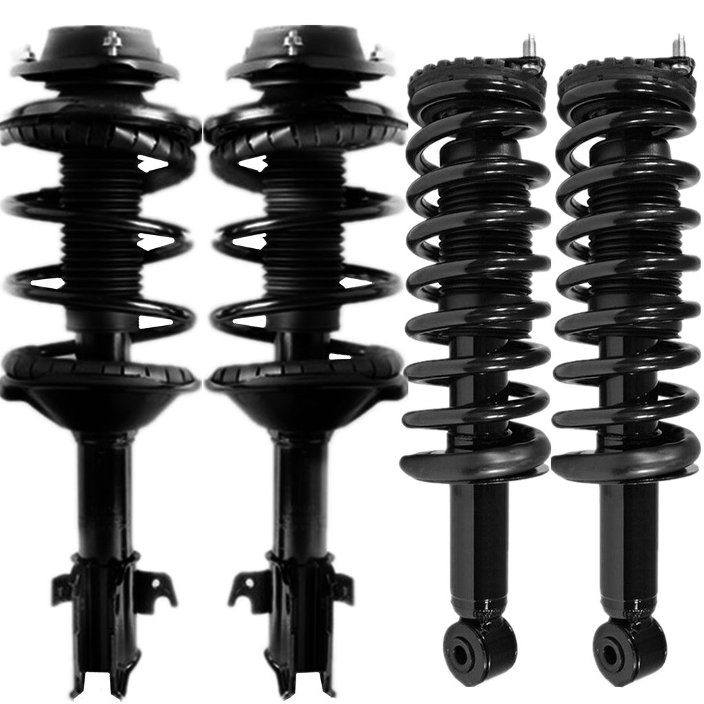 Front Rear Complete Strut Assembly For 2000-2004 Subaru Legacy L / GT Wagon