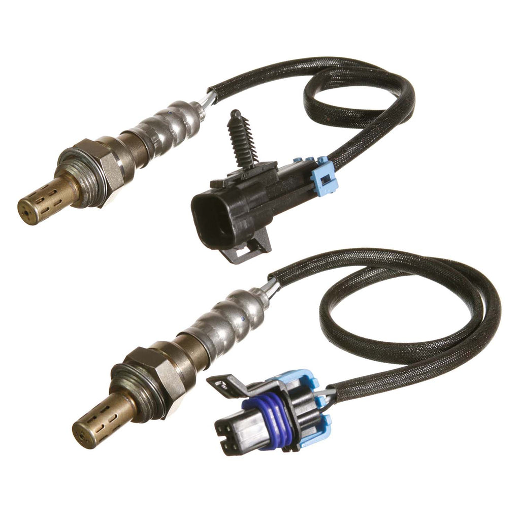 2 Pcs Upstream + Downstream O2 Oxygen Sensor For  Cadillac Deville Deville 4.6L