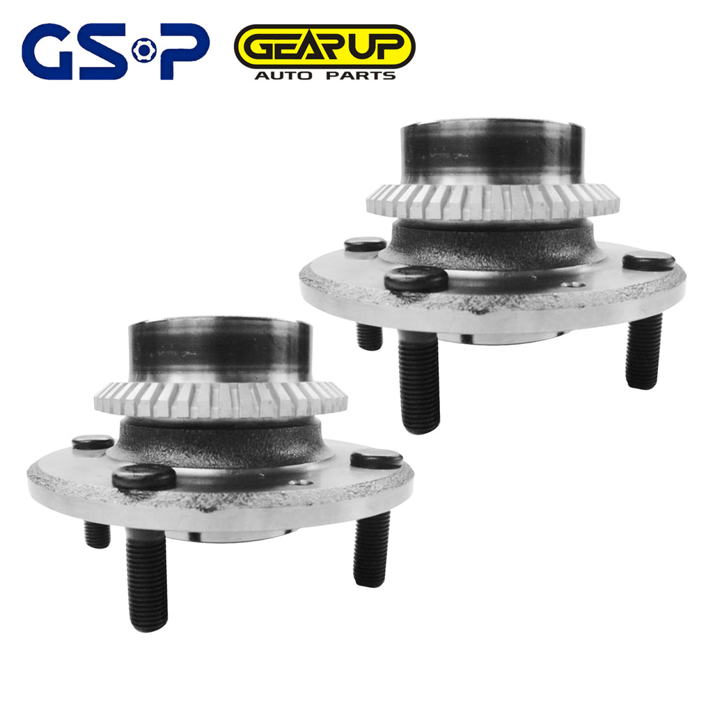 GSP Pair Rear Wheel Hub Bearing Assembly For Eagle Summit Plymouth Colt FWD ABS