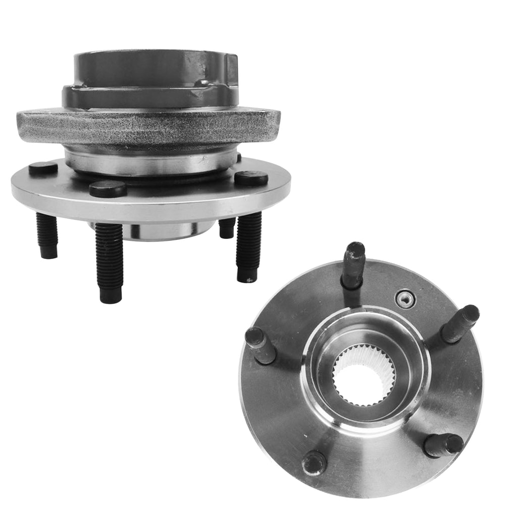 GSP Pair Front Rear Wheel Hub Bearing Assembly For Buick Allure Chevy Impala Non-ABS