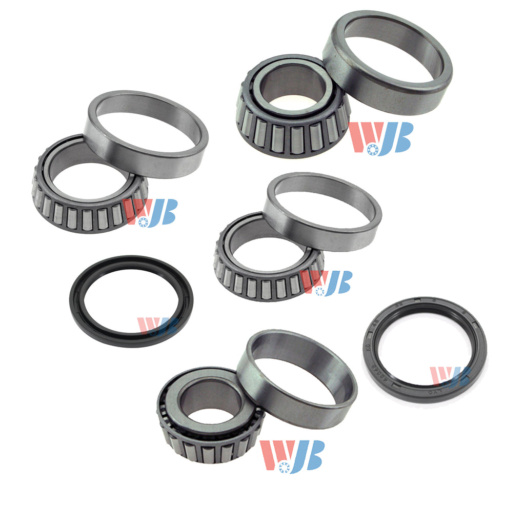 6 Pcs Front Wheel Bearing &Race Set Seal Kit Assembly Fit Nissan Datsun 240Z