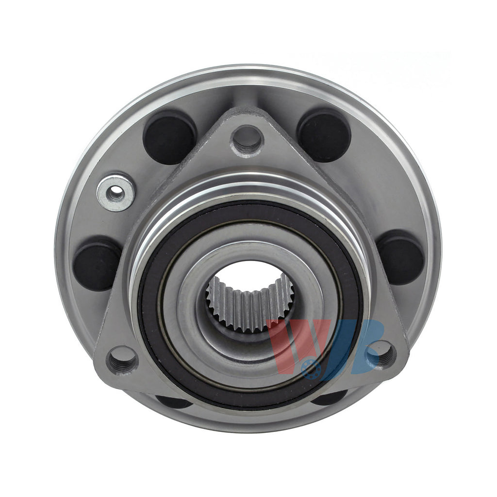 WJB 2 Front Rear Wheel Hub Bearing Assembly for 2011 Saab 9-4x Cadillac SRX