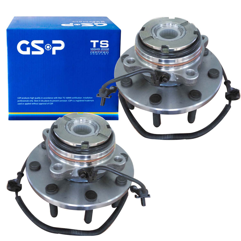 Pair Front Wheel Hub Bearing Assembly For Excalibur Excursion Ford F-350 F-250..