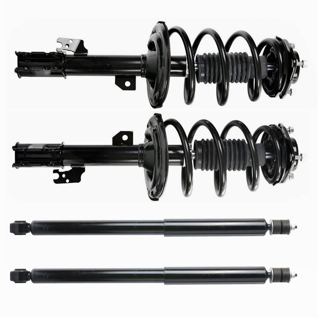 Front Complete Struts & Spring + Rear Shocks For 2011-2014 Toyota Sienna AWD