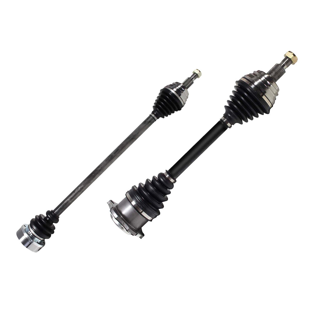 Pair CV Axle Joint Assembly Front For Volkswagen Jetta Standard Trans 2.0L 00-01