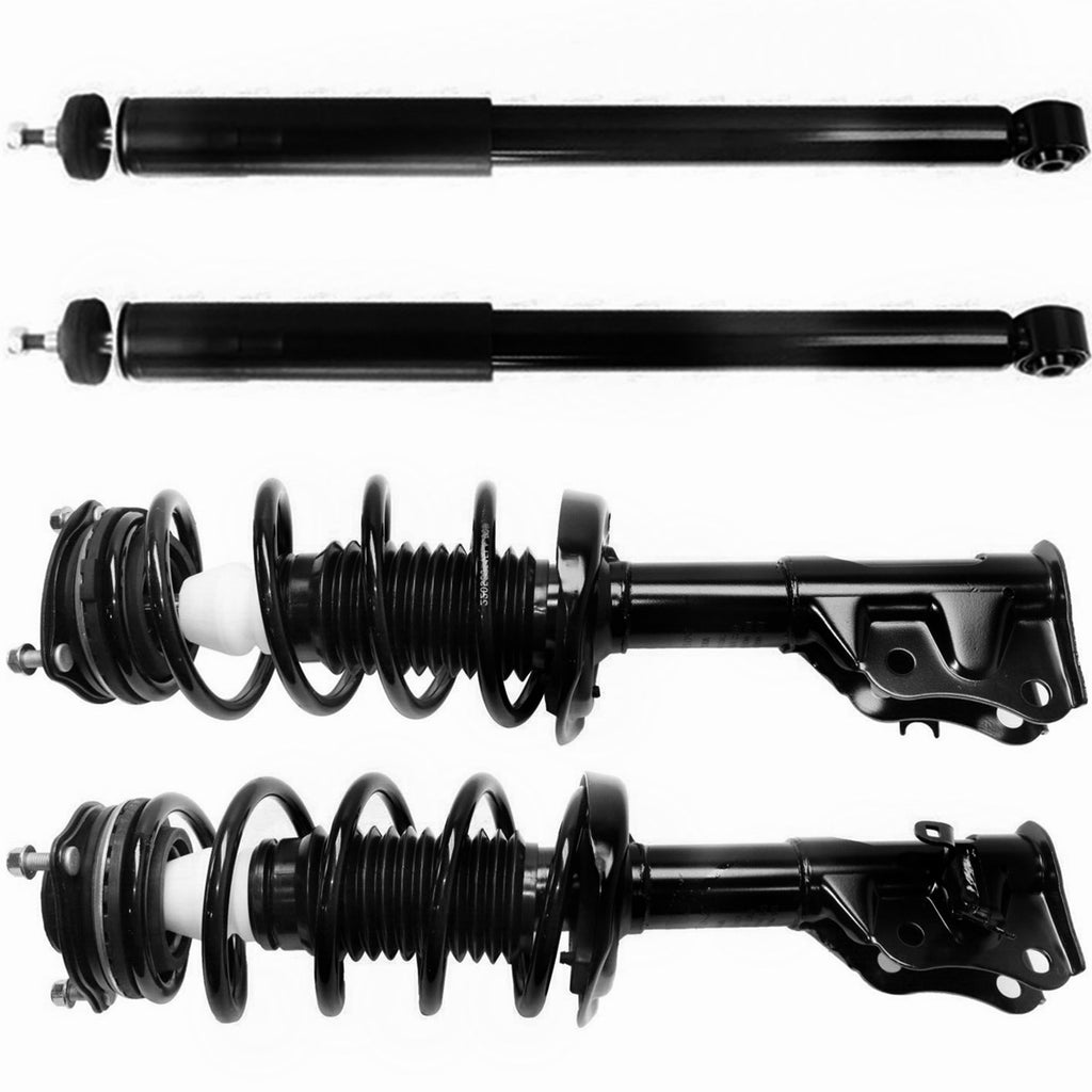 For 2006-2011 Honda Civic Coupe Front Quick Complete Struts & Rear Shocks Set