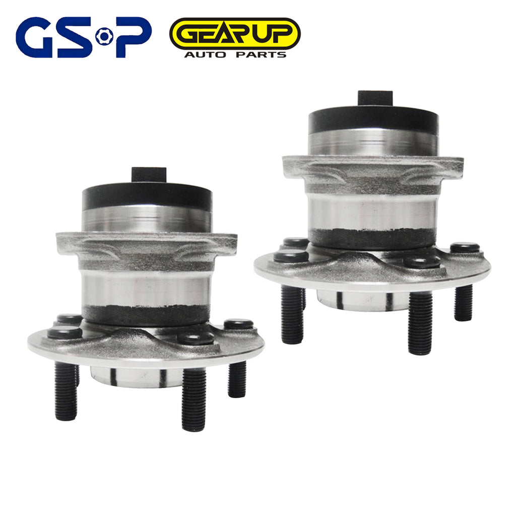 GSP Pair Rear Wheel Hub bearing For 2007-2012 Mazda CX-7 2WD w/5 Lugs FWD