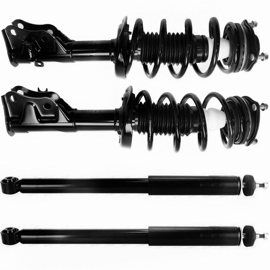 For 2006-2011 Honda Civic Coupe Front Quick Complete Struts & Rear Shocks Set