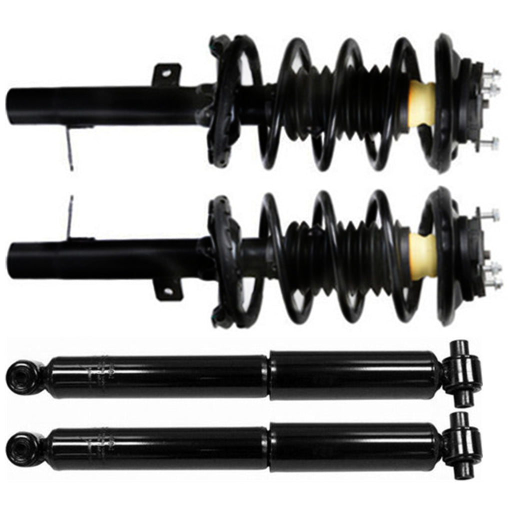 For 2000 - 2005 Ford Focus Wagon Front Struts & Coil Spring Rear Shocks