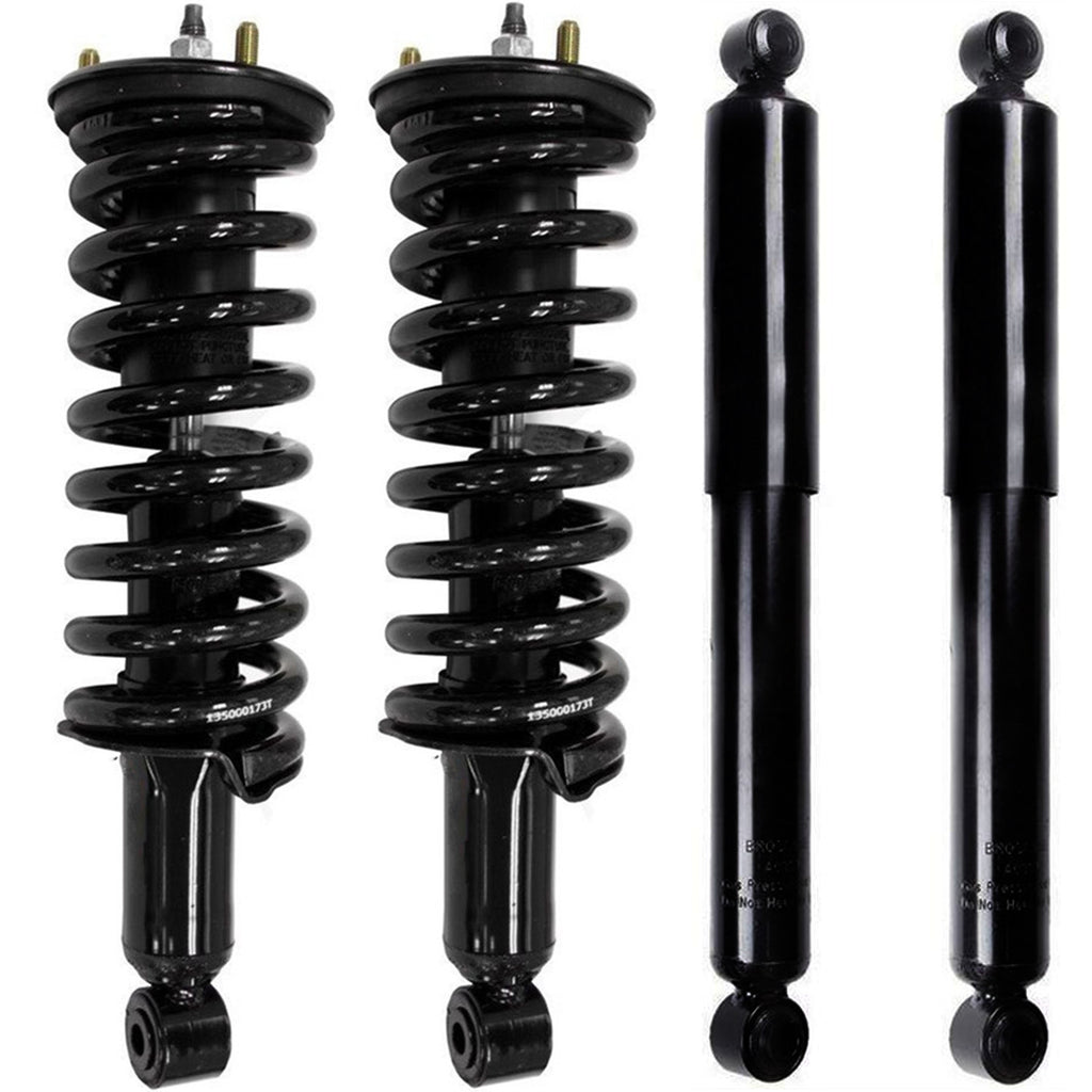 For 2005 - 2011 2012 2013 2014 2015 Nissan Xterra Front Quick Struts Rear Shocks