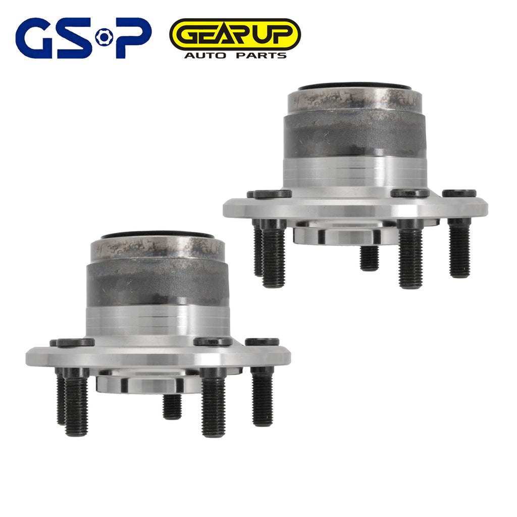 Pair Rear Wheel Hub Bearing Assembly For 1990-96 Eagle Mitsubishi Plymouth Laser