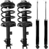 For 2003 - 2007 Nissan Murano Front Complete Struts & Coil Springs Rear Shocks