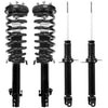 2x Front Strut Assembly + 2x REAR Suspension Struts For 2008-2012 HONDA ACCORD