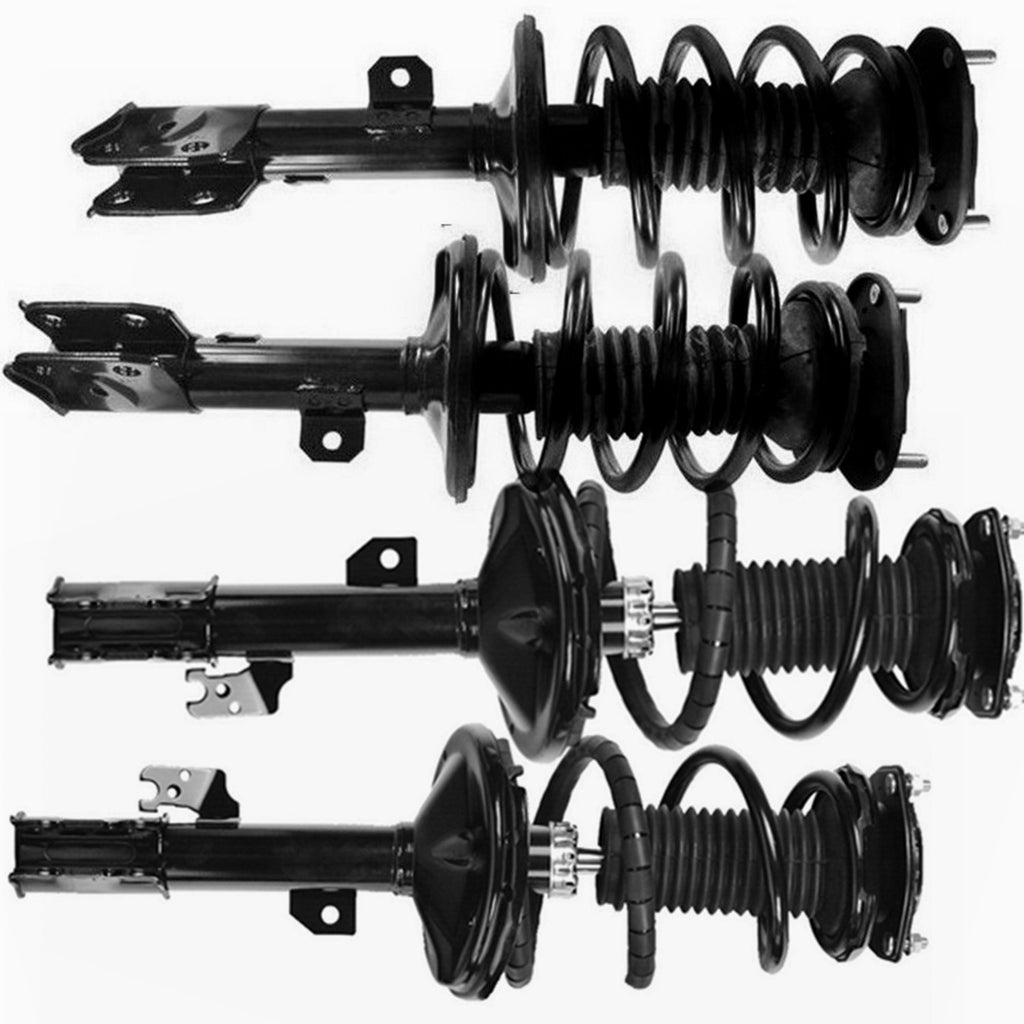 Front Rear Struts Shocks & Coil Spring For Toyota Highlander AWD 2.4L 2004-2007