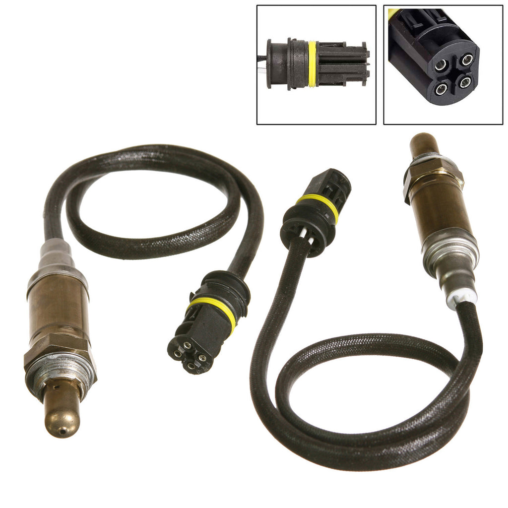 2Pcs Upstream Downstream O2 Oxygen Sensor For Mercedes-Benz Cl500 E55 E430 S500