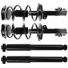 For 2014 2015 Rogue Select S FWD Front Complete Struts & Coil Spring Rear Shocks