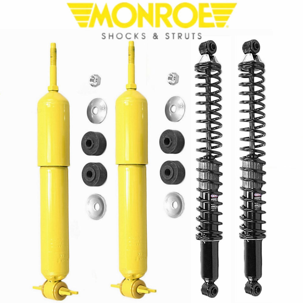 Monroe Front Magnum Shocks & Rear Load Adjusting Shocks For Dodge Ram 1500 RWD