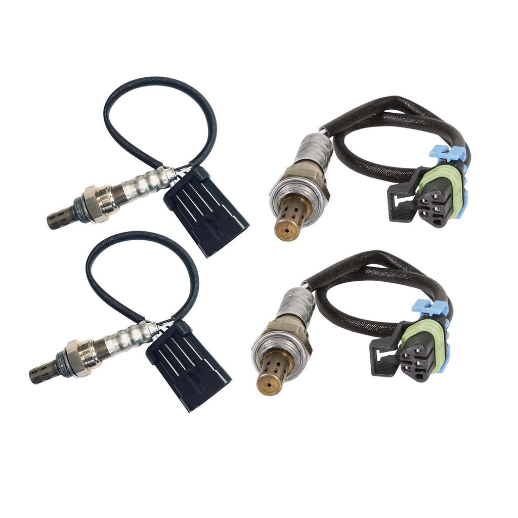 4Pcs Upstream & Downstream O2 Oxygen Sensor For 2014 Chevrolet Caprice V8 6.0L