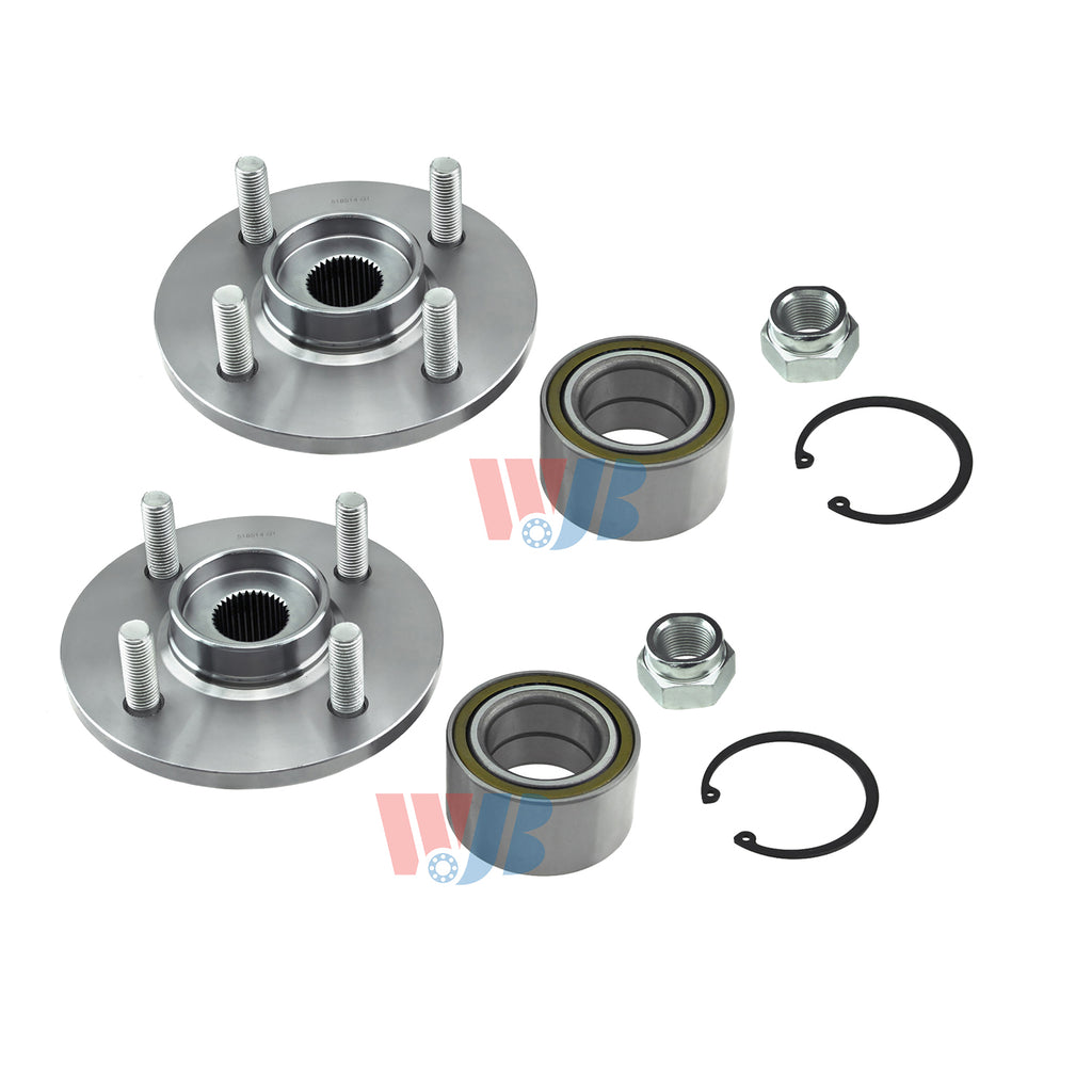 WJB 2 Front Wheel Hub Repair Kit Bearing Assembly FitSaturn SC1 SC2 SL SW1 SW2