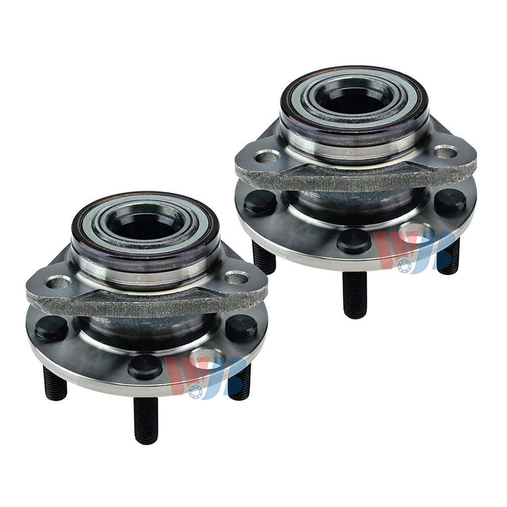 WJB 2 Front Wheel Hub Bearing Assembly Fit Buick Skyhawk Chevy Cavalier Firenza