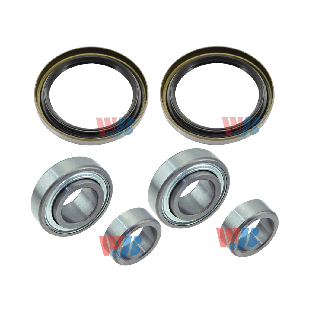 Pair Rear Wheel Bearing &Seal Fit 1973-1993 Toyota Corolla Celica Starlet Carina