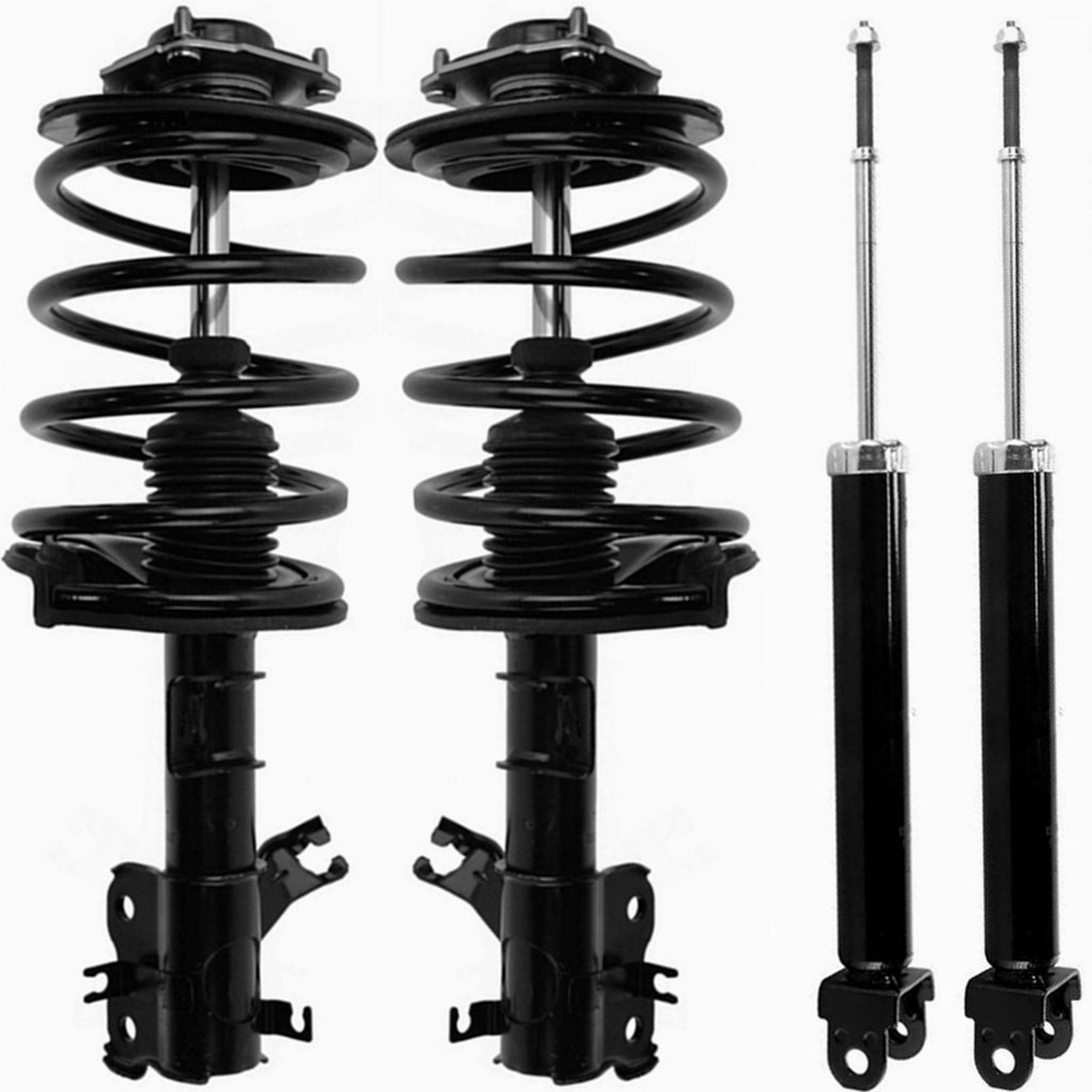 Front Struts & Coil Springs + Rear Shocks For 2002 - 2006 Nissan Altima Base