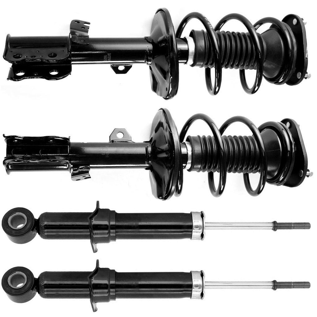 For 2003 - 2008 Toyota Corolla Front Pair Stuts Assembly and Rear Pair Struts