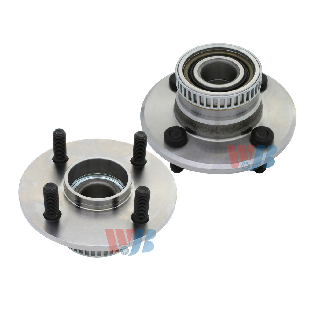 WJB 2 PCs Rear Wheel Hub Bearing Assembly Fit Dodge Neon Plymouth 4 Stud 1995