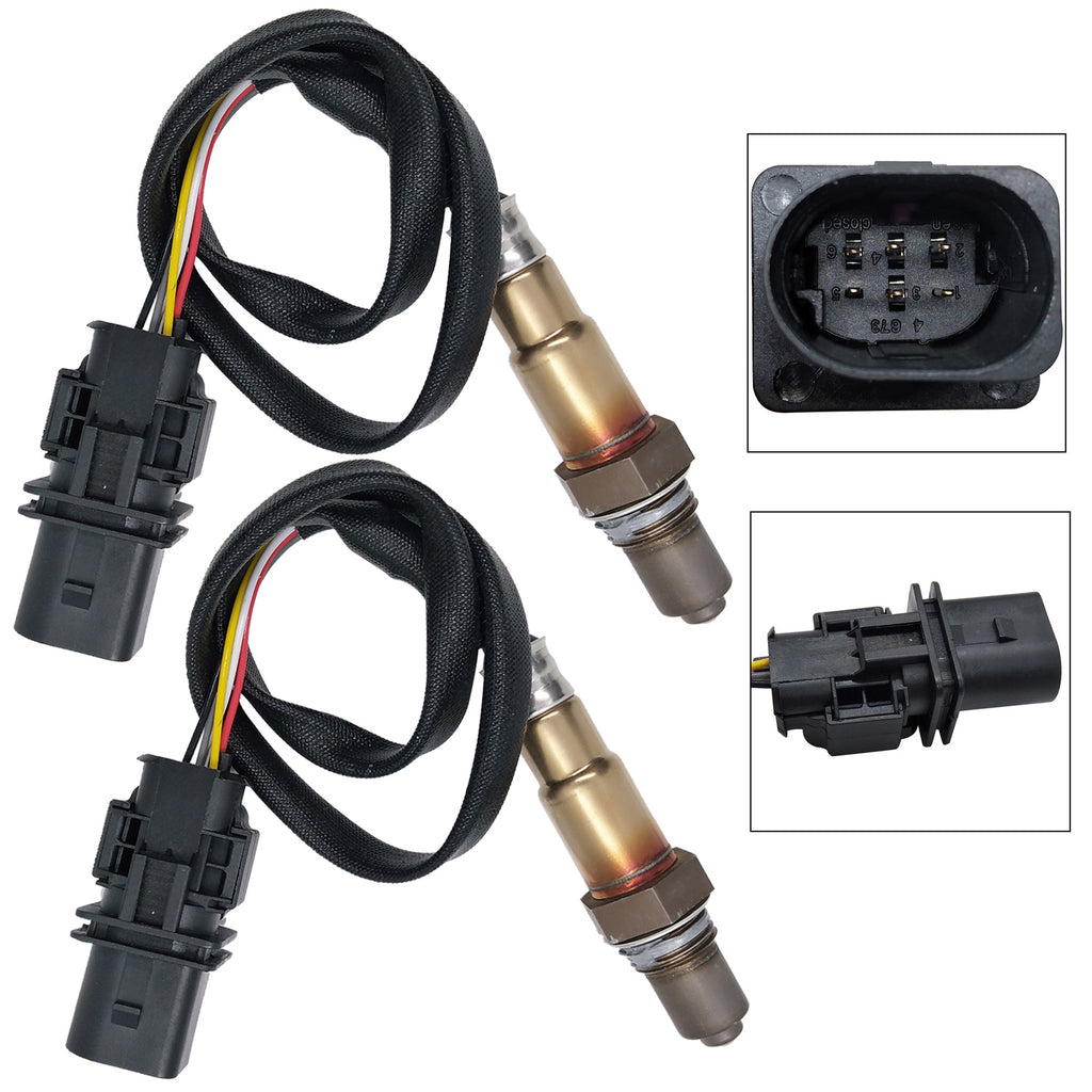 2Pcs O2 Oxygen Sensor Upstream For 2008-2007 Porsche 911 3.6L Non-Turbo