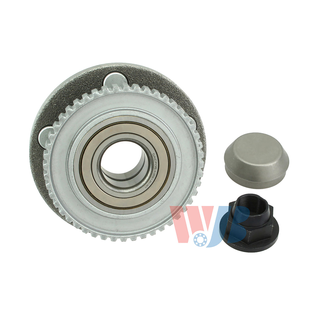 WJB 2 Front Wheel Hub Bearing Assembly Fit Volvo 740 940 960 Turbocharged ABS