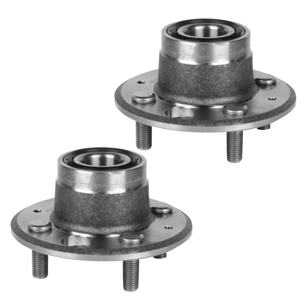 2 PCs Rear Wheel Hub bearing For Acura Honda Civic 1.8L 4 Cyl FWD Non-ABS 86-93