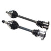 Pair Front Left Right CV Axle Joint Shaft For Audi TT 1.8L 3.2L V6 AWD FWD