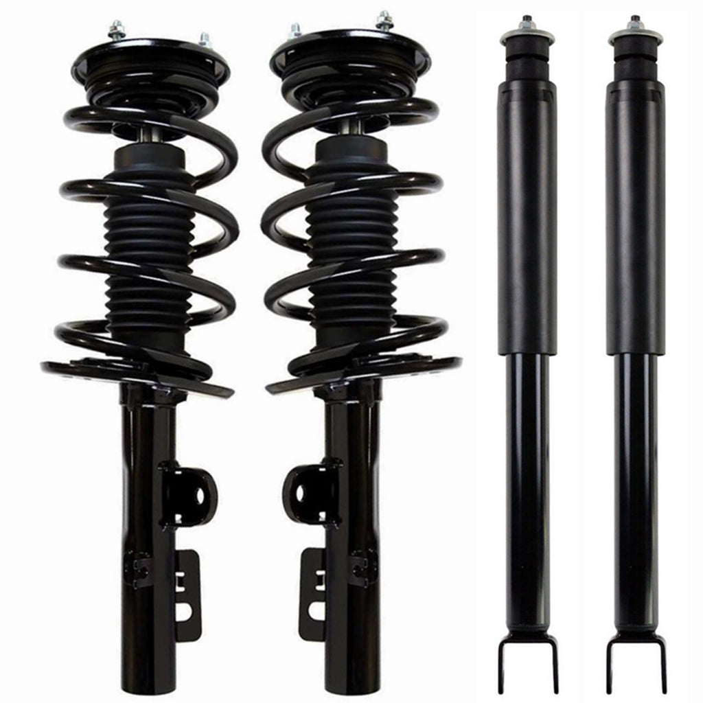 Front Struts & Coil Springs + Rear Shocks for Ford Taurus 2010 2011 FWD